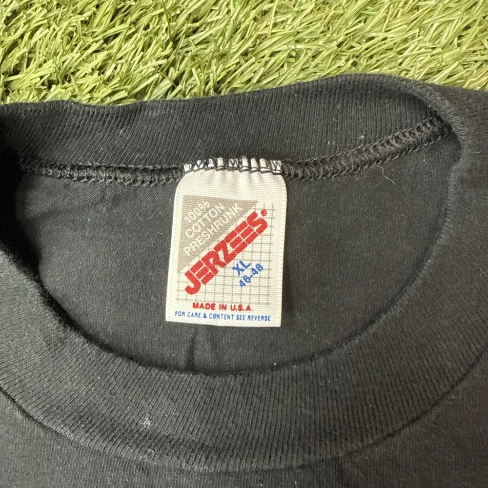 Vintage 1992 Davey Allison Havoline Texaco All Over Print Shirt SS Black XL Neon